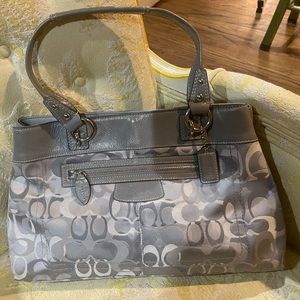 Coach Penelope signature Grey bag